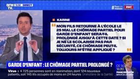 Le chômage partiel pour garde d'enfant sera-t-il prolongé si je ne scolarise pas mon enfant lors du déconfinement ?