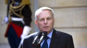 Jean-Marc Ayrault lors d'une conférence de presse mercredi.