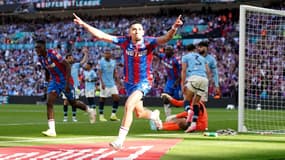  Daniel Munoz de Crystal Palace contre Manchester City, à Londres le 17 mai 2025