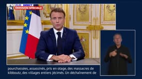 Emmanuel Macron: "Nous partageons le chagrin d'Israël"