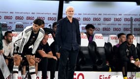 Rudi Völler au Signal Iduna Park (Dortmund), contre la France, le 12 septembre 2023