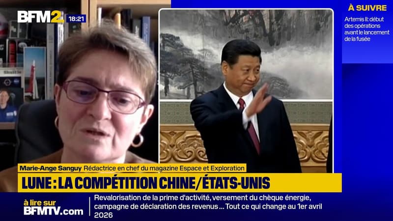 Pour la Chine, "il est primordial de se poser sur la Lune avant 2029", explique Marie-Ange Sanguy