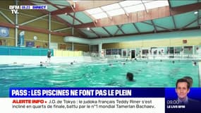 Les piscines sont loin de faire le plein depuis l'application du pass sanitaire