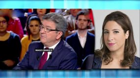 Jean-Luc Mélenchon dans l’Emission politique: "On a eu les deux Mélenchon" assure Léa Salamé