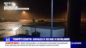 Tempête Éowyn: des rafales à 183 km/h ont été enregistrées en Irlande