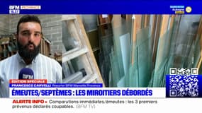 Émeutes à Marseille: les miroitiers très sollicités pour réparer les dégâts
