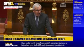 Censure: Jean-René Cazeneuve (EPR) salue "la position du groupe socialiste"