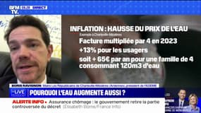 Inflation: "Si nous répercutions la totalité de la hausse, on serait à +13% sur le prix de l'eau", selon le maire de Charleville-Mézières