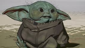 Un premier design de Baby Yoda