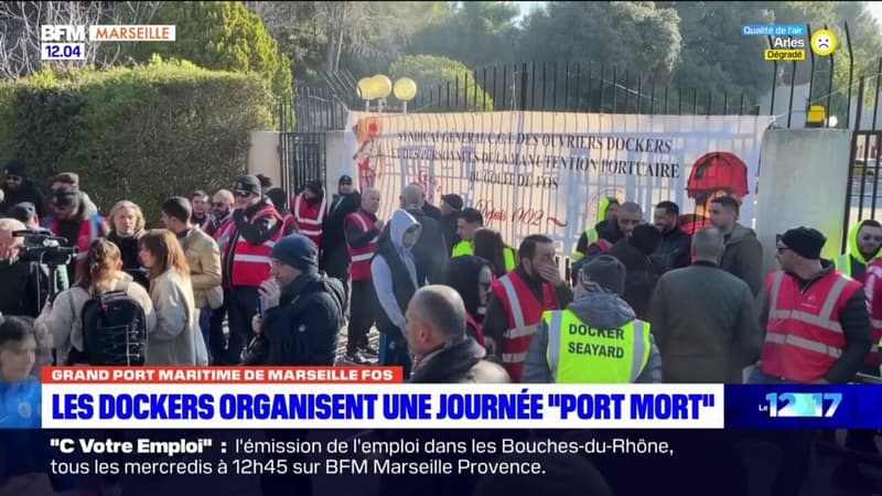 Marseille Fos: les dockers organisent une journée port mort ce mercredi