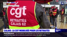 Calais: une trentaine de manifestants demandent une revalorisation de leur retraite