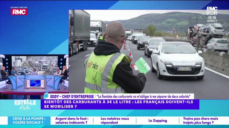 Carburant : "On se pose la question de proposer deux ruptures conventionnelles", avoue Eddy