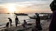 Le port de pêche de Mbour, sur la côte atlantique du Sénégal, lieu de départ des candidats à l'exil vers les Canaries. Le 16 novembre 2020 