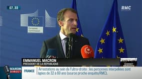 Mini-sommet européen sur les migrants: "C'est un défi lié à la pression de certains Etats membres", estime Emmanuel Macron