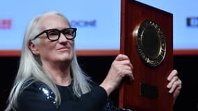 La réalisatrice Jane Campion reçoit le Prix Lumière à Lyon le 15 octobre 2021.