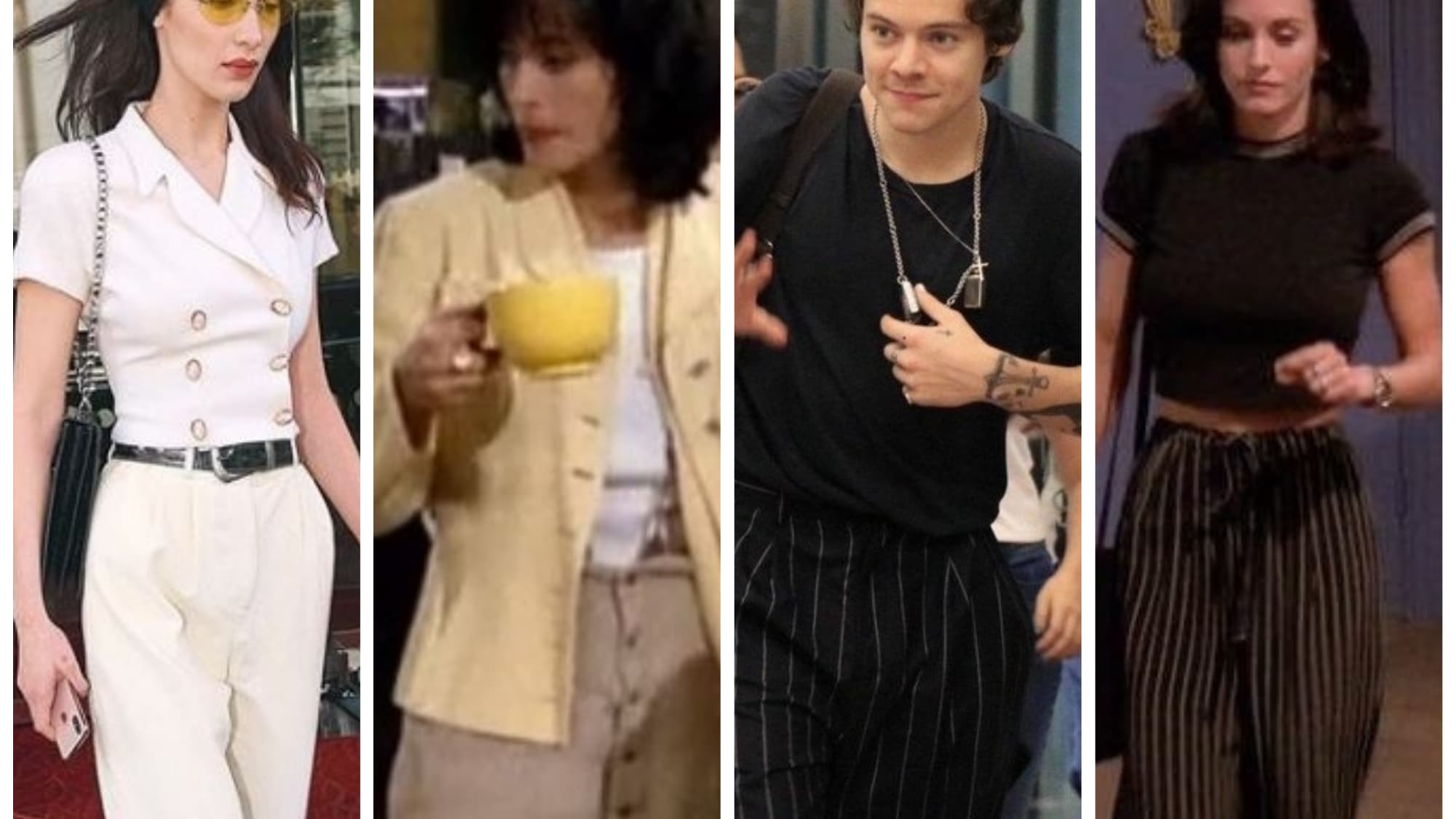 Quand le look de Monica inspire Bella Hadid et Harry Styles Quand le look de Monica inspire Bella Hadid et Harry Styles
