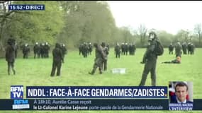 NDDL: face-à-face sous tension entre les gendarmes et les zadistes