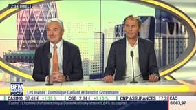 Dominique Gaillard, président de France Invest et Benoist Grossmann, Co-Président de France Digitale