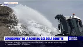 Alpes-Maritimes: début du déneigement de la route du col de la Bonette