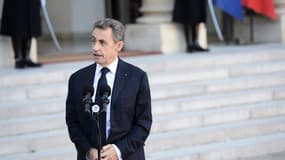 Nicolas Sarkozy à l'Elysée dimanche 15 novembre
