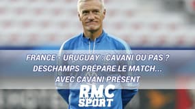 France - Uruguay : Cavani ou pas ? Deschamps prépare le match... avec Cavani présent