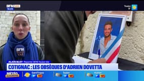 Les obsèques d'Adrien Dovetta, décédé à l'âge de 28 ans, ont eu lieu à Cotignac ce matin