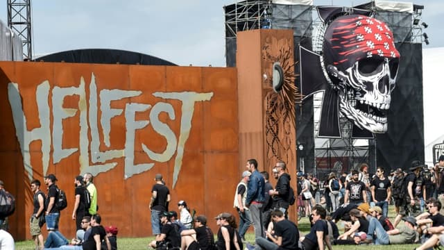 Le festival Hellfest à Clisson le 21 juin 2019