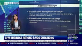 BFM Business avec vous : Arrêt maladie et congés - 20/05