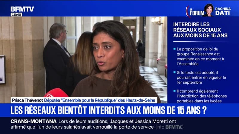 Faut-il interdire les réseaux sociaux aux moins de 15 ans ? La proposition de loi est examinée en ce moment à l'Assemblée nationale