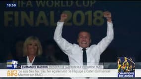 Coupe du monde: la très grande fierté d'Emmanuel Macron au micro de RMC
