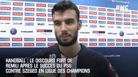 Handball : "Si on veut aller au bout dans une compétition comme la Ligue des Champions, il faut savoir jouer et gagner ce genre de match" insiste Remili