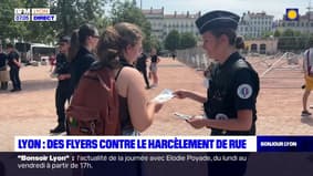 Lyon: distribution de flyers pour lutter contre le harcèlement de rue