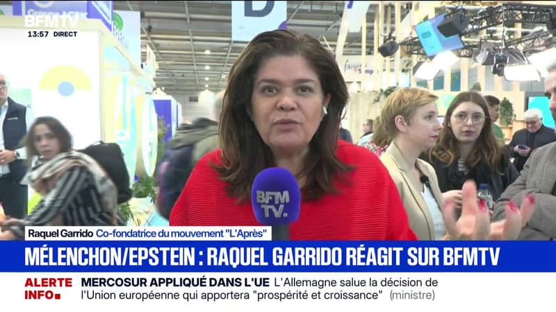 Jean-Luc Mélenchon/Epstein: Raquel Garrido (co-fondatrice de L'Après) dénonce une "controverse poisseuse"