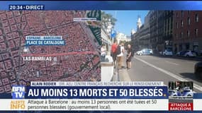 Attaque terroriste à Barcelone: le bilan s'alourdit à 13 morts et plus de 50 blessés
