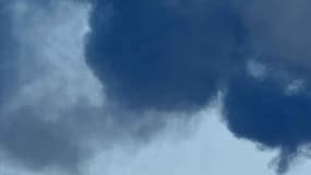 Un tourbillon de fumée s'échappe du site pétrochimique de LyondellBassell à Berre-l'Etang, le 14 juillet 2015. (Photo d'illustration) 