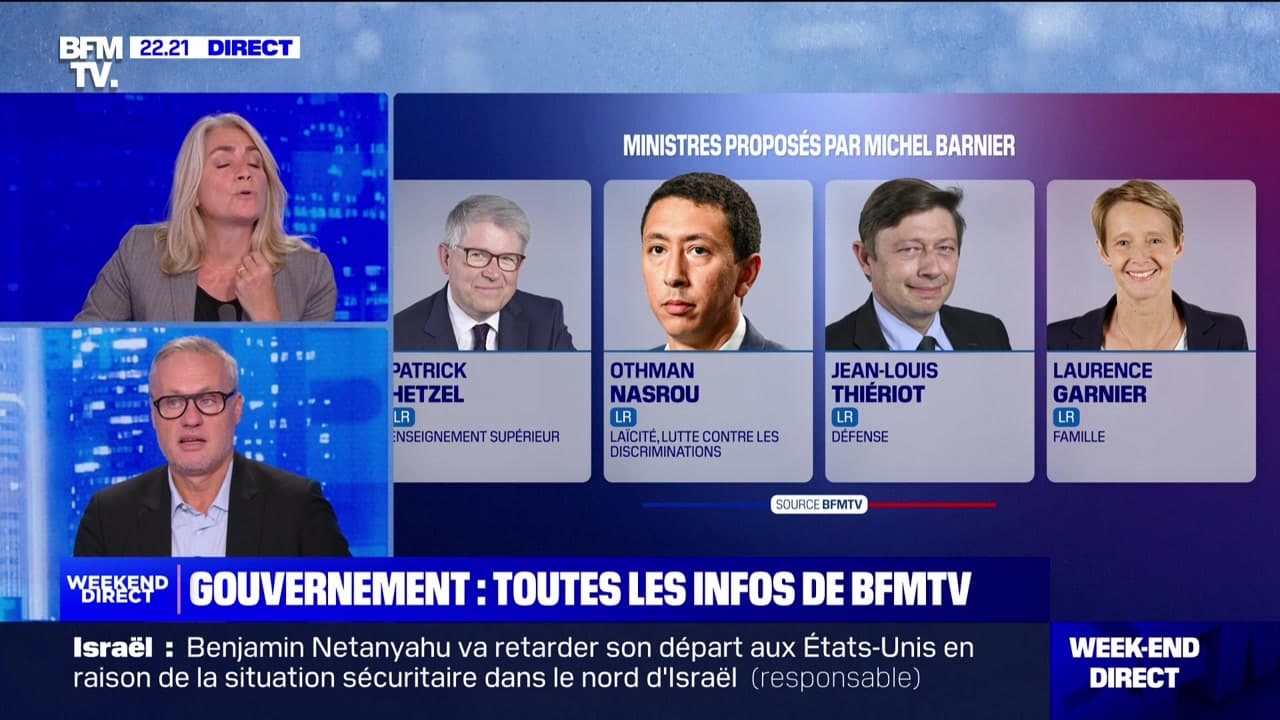 Gouvernement : toutes les infos de BFMTV - 20/09