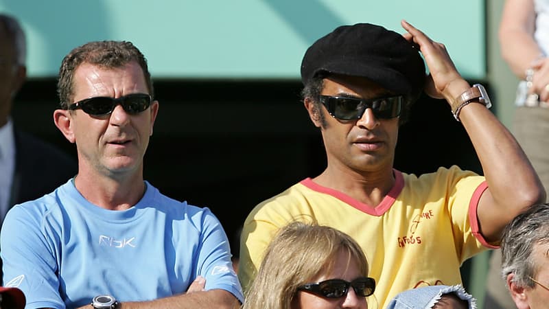 Loïc Courteau et Yannick Noah