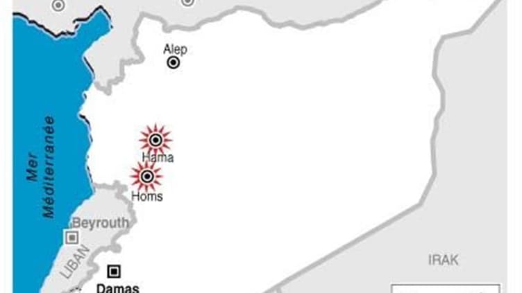 LA VILLE SYRIENNE DE HOMS PILONNÉE, HAMA EN ÉTAT DE SIÈGE