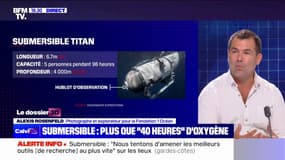 Français à bord du sous-marin disparu: "Paul-Henri Nargeolet est probablement notre mentor à tous sur l'exploration", assure le photographe et explorateur Alexis Rosenfeld 
