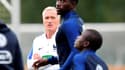 Moussa Sissoko sous le regard de Didier Deschamps 
