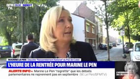 Marine Le Pen: "La reine Elizabeth II a traversé le siècle avec beaucoup de courage et de classe"