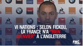 VI Nations – Pour Fickou, la France n’a pas à envier l’Angleterre