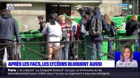 Paris: des élèves bloquent l'accès au lycée Louis-le-Grand