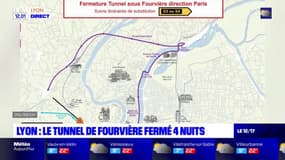 Lyon: le tunnel de Fourvière fermé quatre nuits pour des travaux