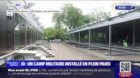 JO 2024: un camp militaire géant s'installe aux portes de Paris