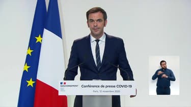 Le ministre de la Santé Olivier Véran le 12 novembre à Paris.