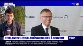 Visite de Carlos Tavares: les salariés mobilisés à Douvrin