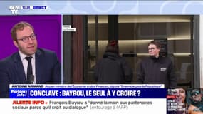 "On est toujours courageux quand on dit la vérité": Antoine Armand (Ensemble) évoque le refus de François Bayrou de revenir sur l'âge légal de départ à la retraite à 62 ans
