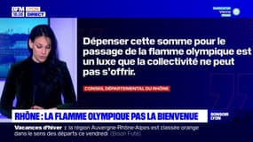 Rhône : la flamme olympique pas la bienvenue