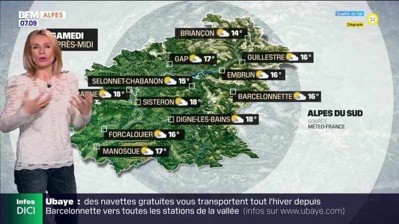 Météo Alpes du Sud: une matinée fraîche mais des éclaircies, 17°C à Gap et à Manosque